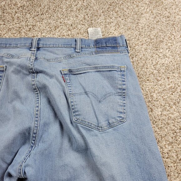 Levis 505 Jeans Mens 42x30 Regular Straight Denim Medium Wash - Picture 6 of 7